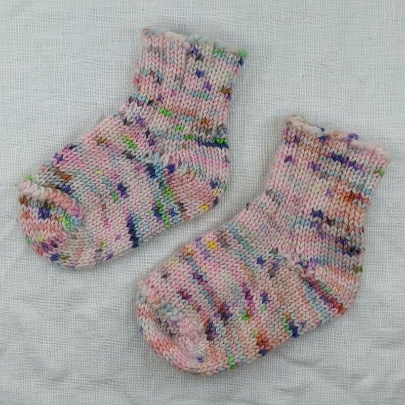 Baby Clothes and Bootees - Yarn + Cø - Pink Socks - Baby Bootees