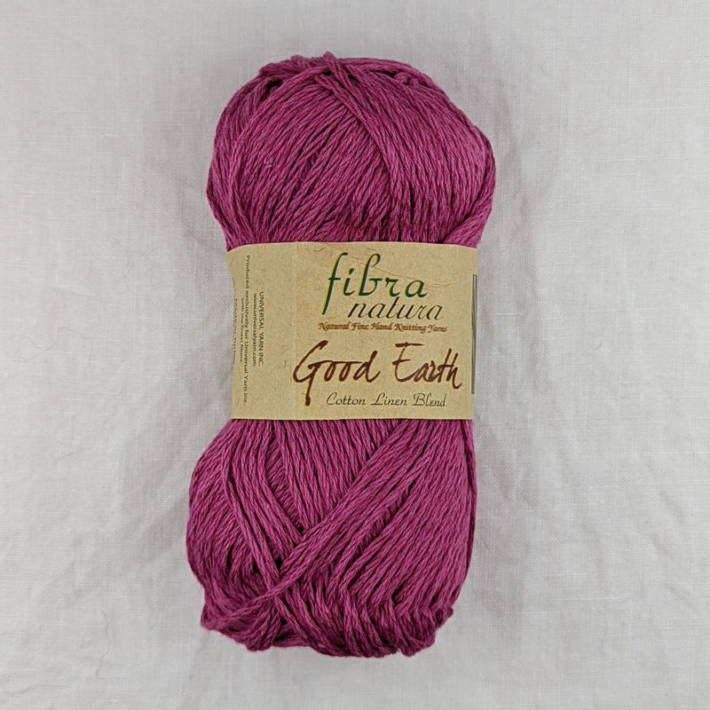 fibra natura good earth cotton linen blend yarn and co phillip island victoria australia 111 berry