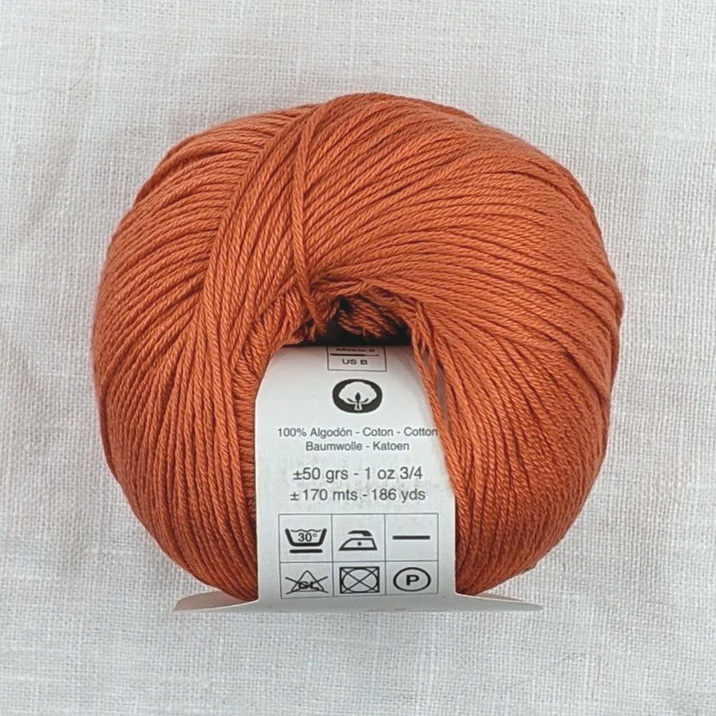 monaco-baby-100% mercerised cotton 4ply fingering orange
