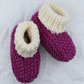 Baby Clothes and Bootees - Yarn + Cø - Cerise - Baby Bootees