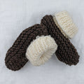 Baby Clothes and Bootees - Yarn + Cø - Chocolate - Baby Bootees