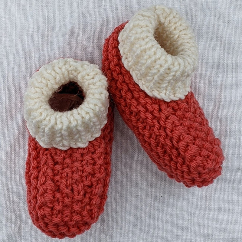 Baby Clothes and Bootees - Yarn + Cø - Red - Baby Bootees