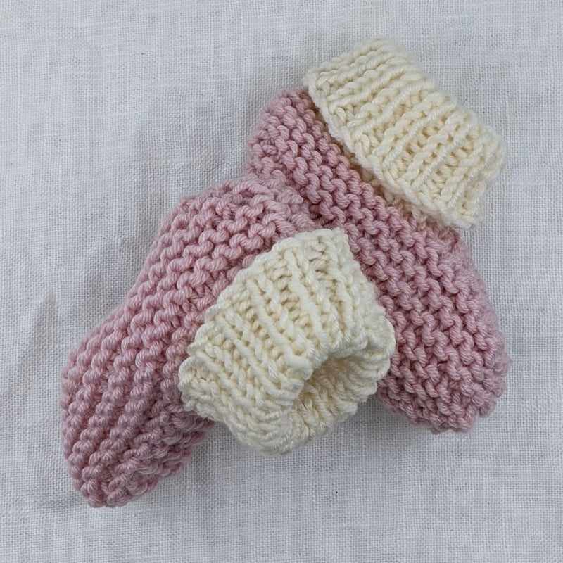 Baby Clothes and Bootees - Yarn + Cø - Pink - Baby Bootees