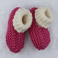 Baby Clothes and Bootees - Yarn + Cø - Dark Pink - Baby Bootees