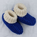 Baby Clothes and Bootees - Yarn + Cø - Electric Blue - Baby Bootees