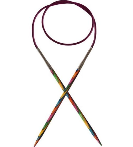 KnitPro Symfonie Wood Circular Knitting Needles - Yarn + Cø - 6.00mm - 100cm - Knitting Needle