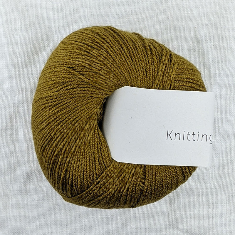 Knitting For Olive Cotton Merino - Yarn + Cø - Dark Ocher - Yarn