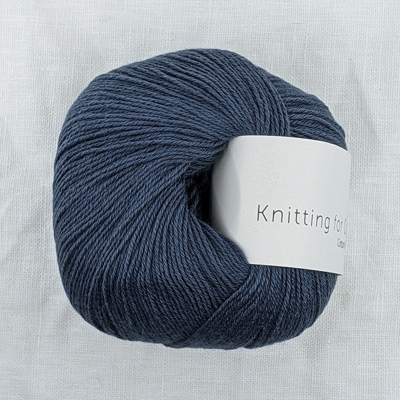 Knitting For Olive Cotton Merino - Yarn + Cø - Dusty Blue Whale - Yarn