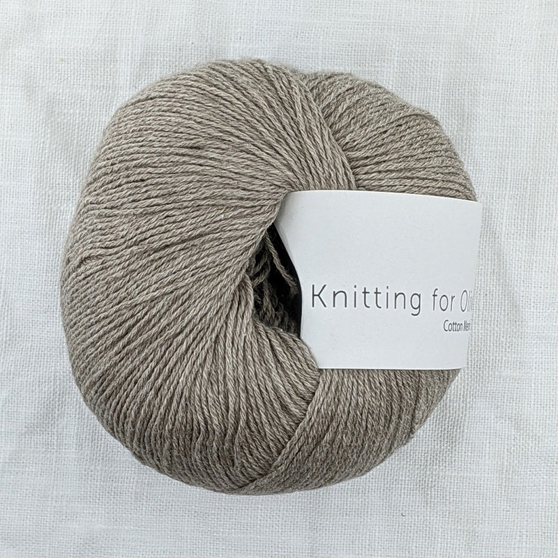 Knitting For Olive Cotton Merino - Yarn + Cø - Oatmeal - Yarn