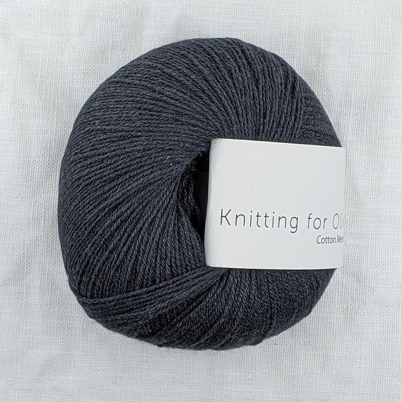 Knitting For Olive Cotton Merino - Yarn + Cø - Slate Gray - Yarn