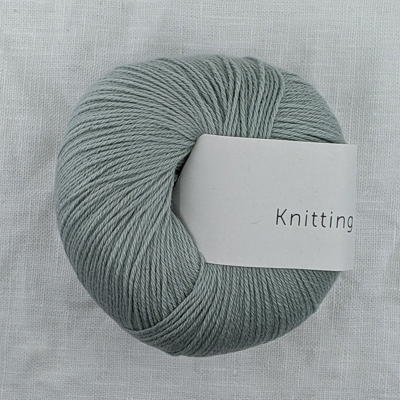 Knitting For Olive Cotton Merino - Yarn + Cø - Soft Aqua - Yarn
