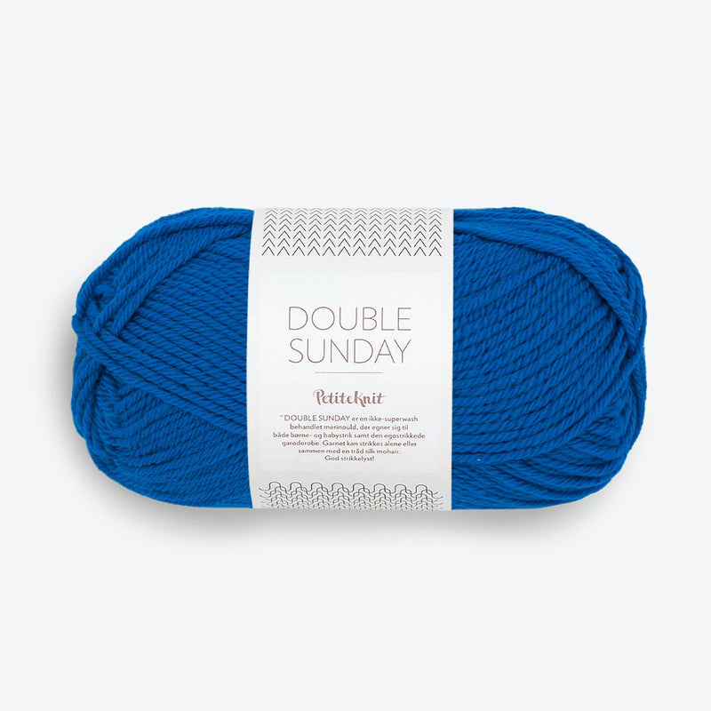Sandnes Garn Double SUNDAY PetiteKnit - Yarn + Cø - 11146046 - Electric Blue - Yarn