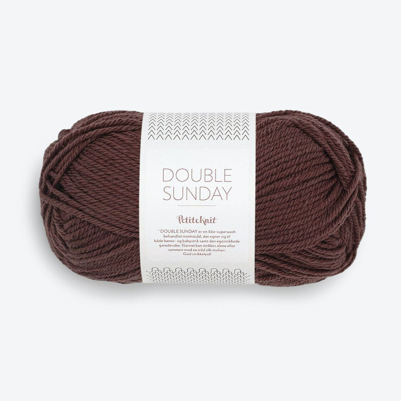 Sandnes Garn Double SUNDAY PetiteKnit - Yarn + Cø - 11144081 - Coffee Bean - Yarn