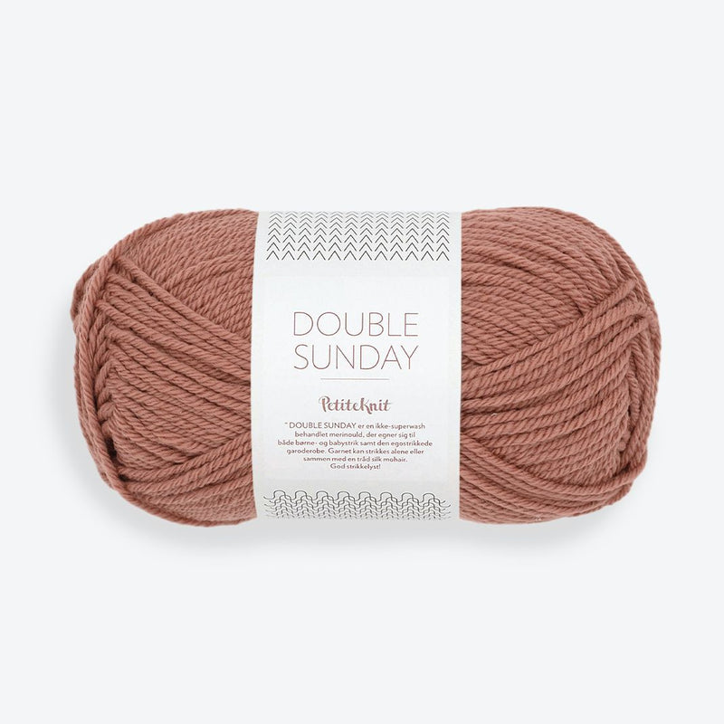 Sandnes Garn Double SUNDAY PetiteKnit - Yarn + Cø - 11143553 - Dusty Rouge - Yarn