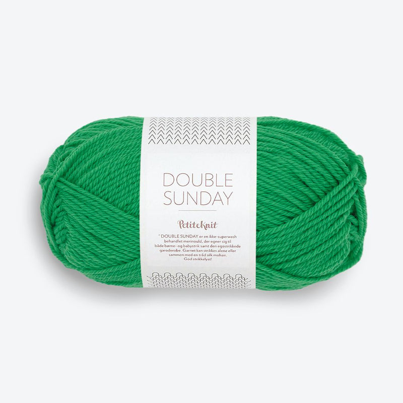 Sandnes Garn Double SUNDAY PetiteKnit - Yarn + Cø - 11148236 - Statement Green - Yarn