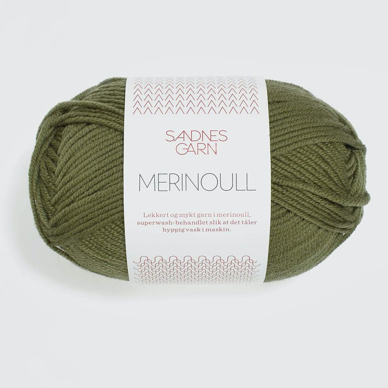 Sandnes Garn Merinoull - Yarn + Cø - 11769364 - Olivengronn - Yarn