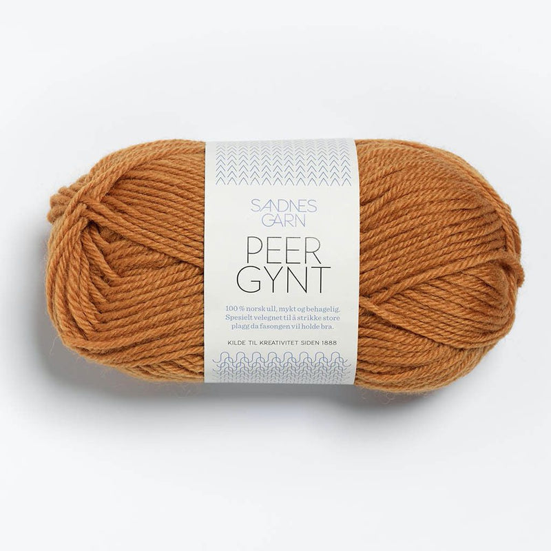Sandnes Garn Peer Gynt - Yarn + Cø - 11012544 - Brunt Gulbrun - Yarn