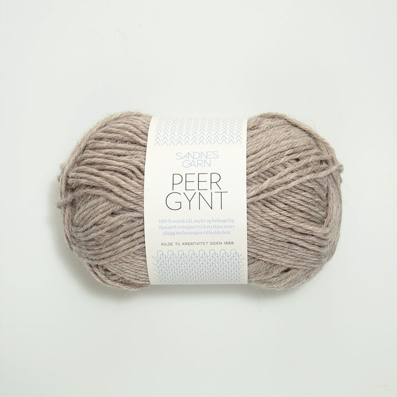 Sandnes Garn Peer Gynt - Yarn + Cø - 11012650 - Graabeige Melert - Yarn