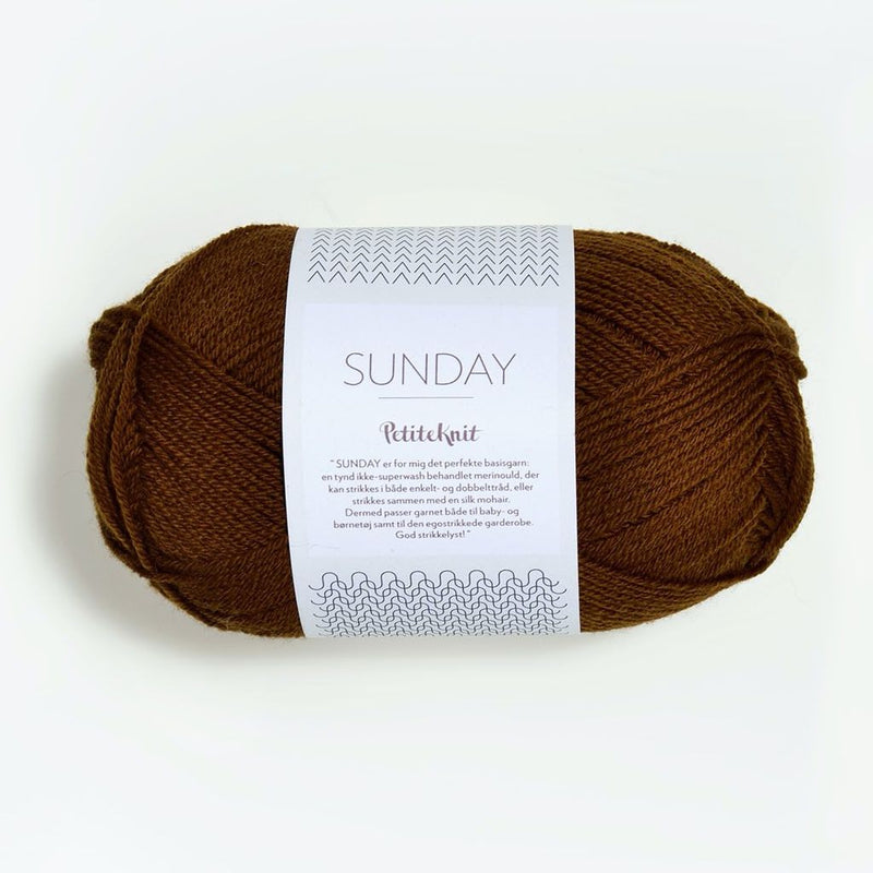 Sandnes Garn SUNDAY PetiteKnit - Yarn + Cø - 11122564 - Chocolate Truffle - Yarn