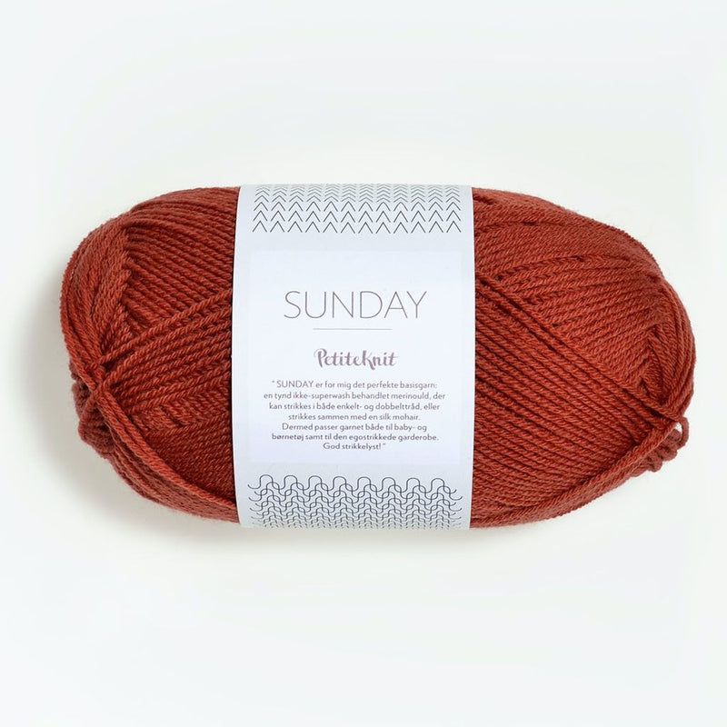 Sandnes Garn SUNDAY PetiteKnit - Yarn + Cø - 11123536 - Brick - Yarn