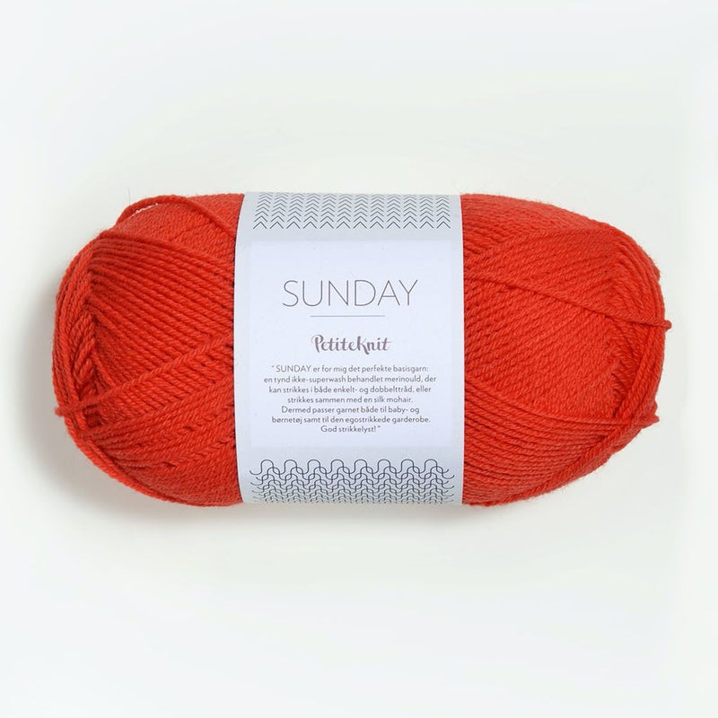 Sandnes Garn SUNDAY PetiteKnit - Yarn + Cø - 11123819 - That Orange Feeling - Yarn