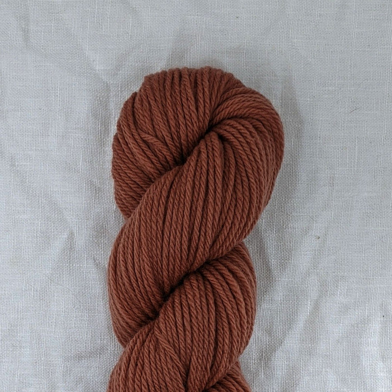 quine & co lark 100% wool 10ply worsted weight yarn and co phillip island victoria clay 113