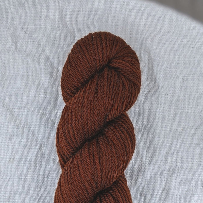 quine & co lark 100% wool 10ply worsted weight yarn and co phillip island victoria gingerbread 120